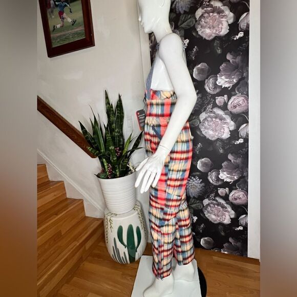 Free People All Prepped Printed Bib/size XS new - Picture 9 of 10